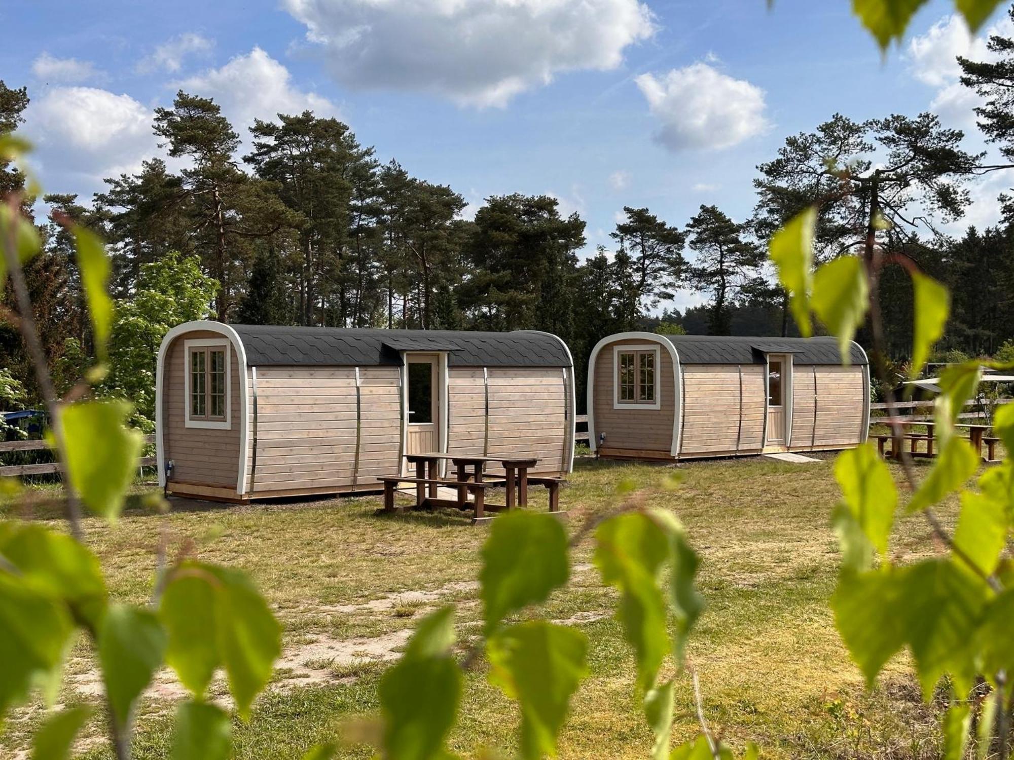 Naturcamping Lueneburger Heide - Chalets & Tiny Haeuser Soltau Exteriér fotografie