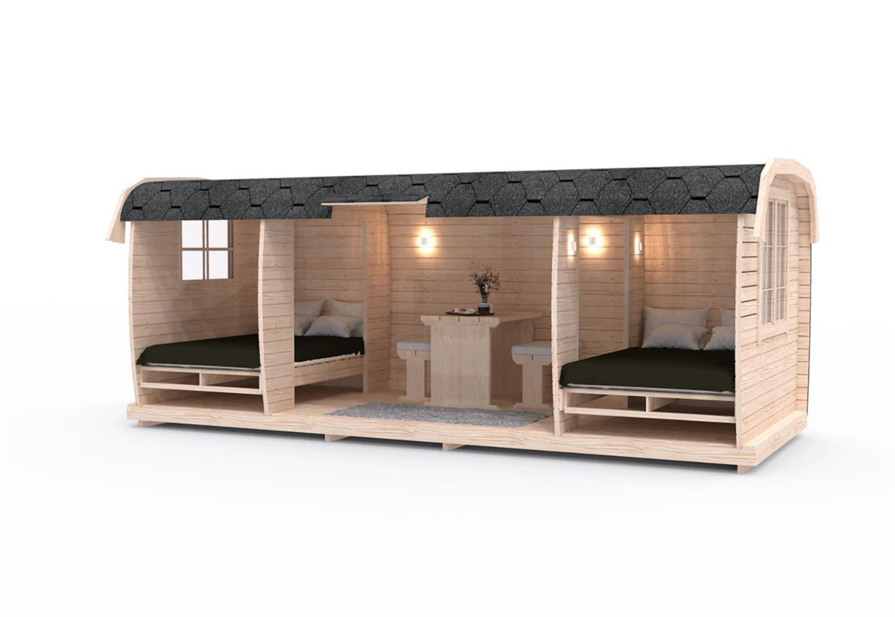 Naturcamping Lueneburger Heide - Chalets & Tiny Haeuser Soltau Exteriér fotografie